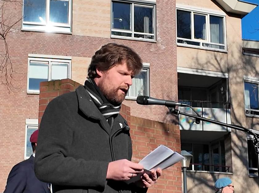 Indrukwekkende Holocaust Herdenking Bij Monument Aan Het Melkpad In