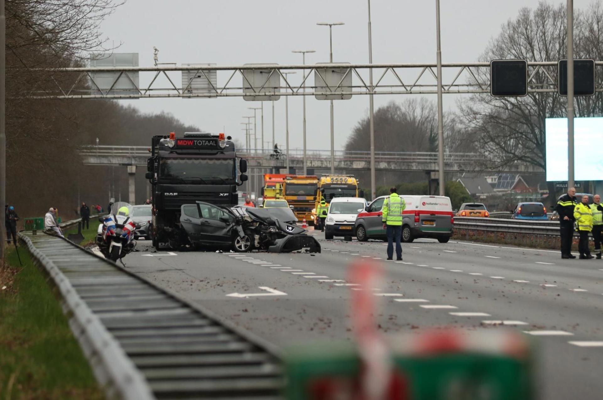 Persoon Overleden Bij Ernstig Ongeval Op A1 Bij Hoevelaken Snelweg