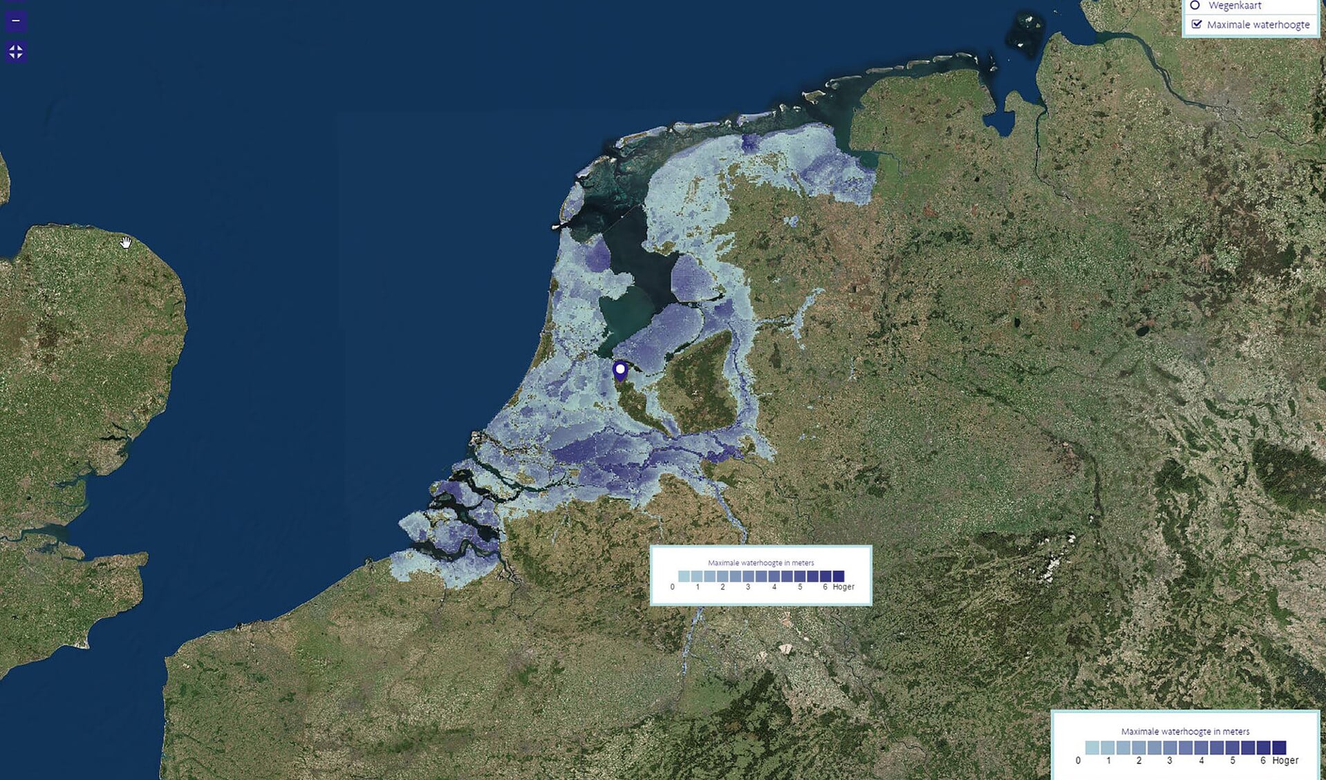 Als De Dijken Breken Ligt Een Groot Deel Van Nederland Onder Water