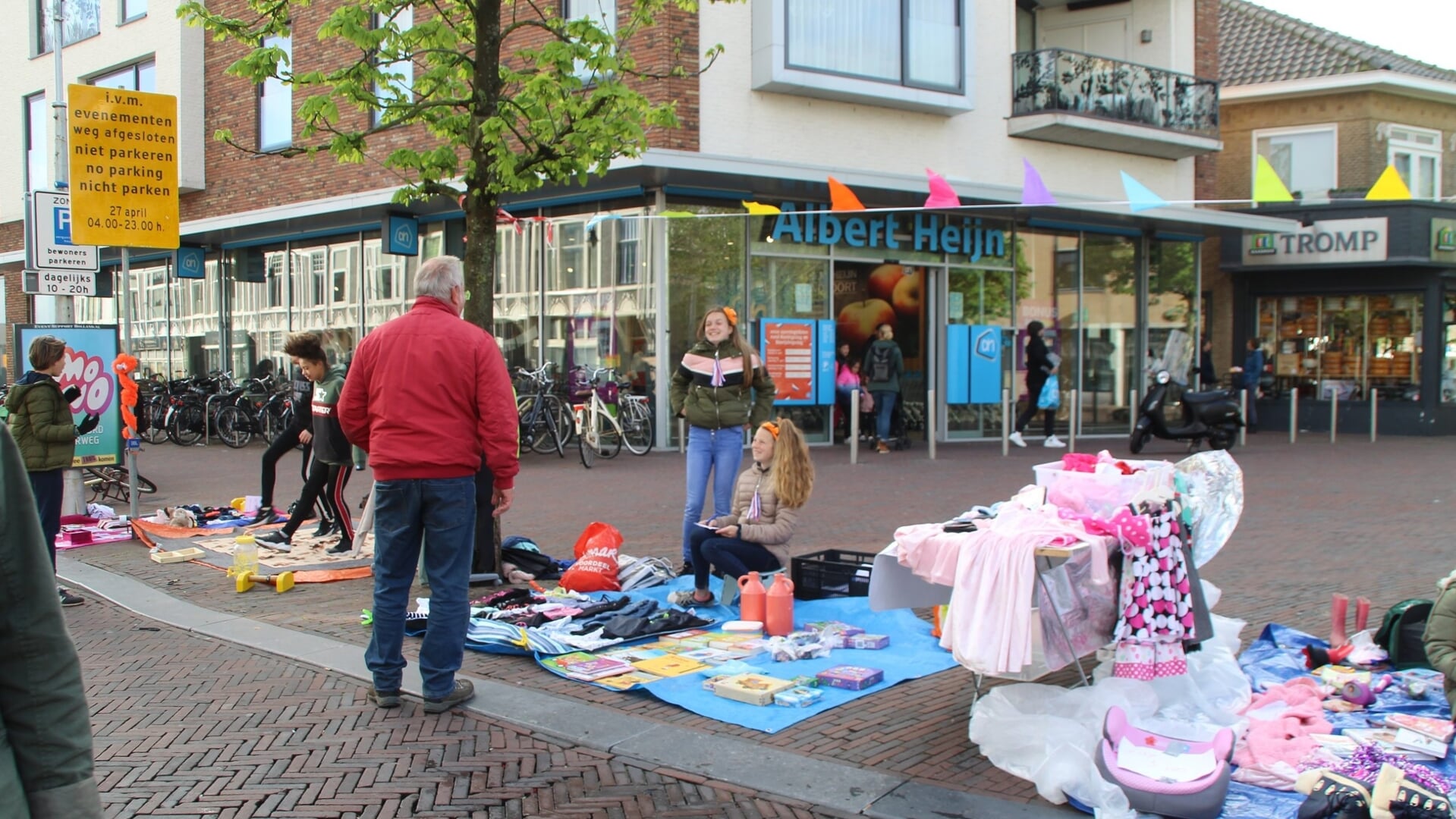 Rommelmarkt tijdens Koningsdag 