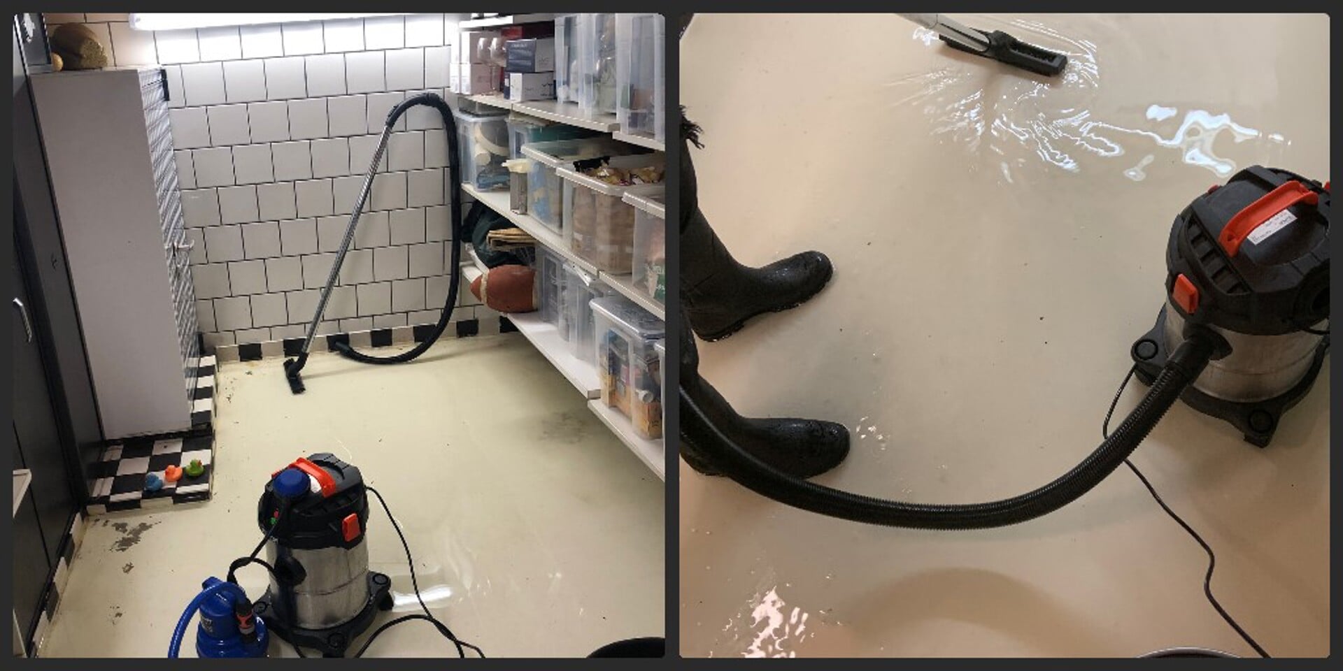 Veel kelders in het centrum hebben te maken met wateroverlast