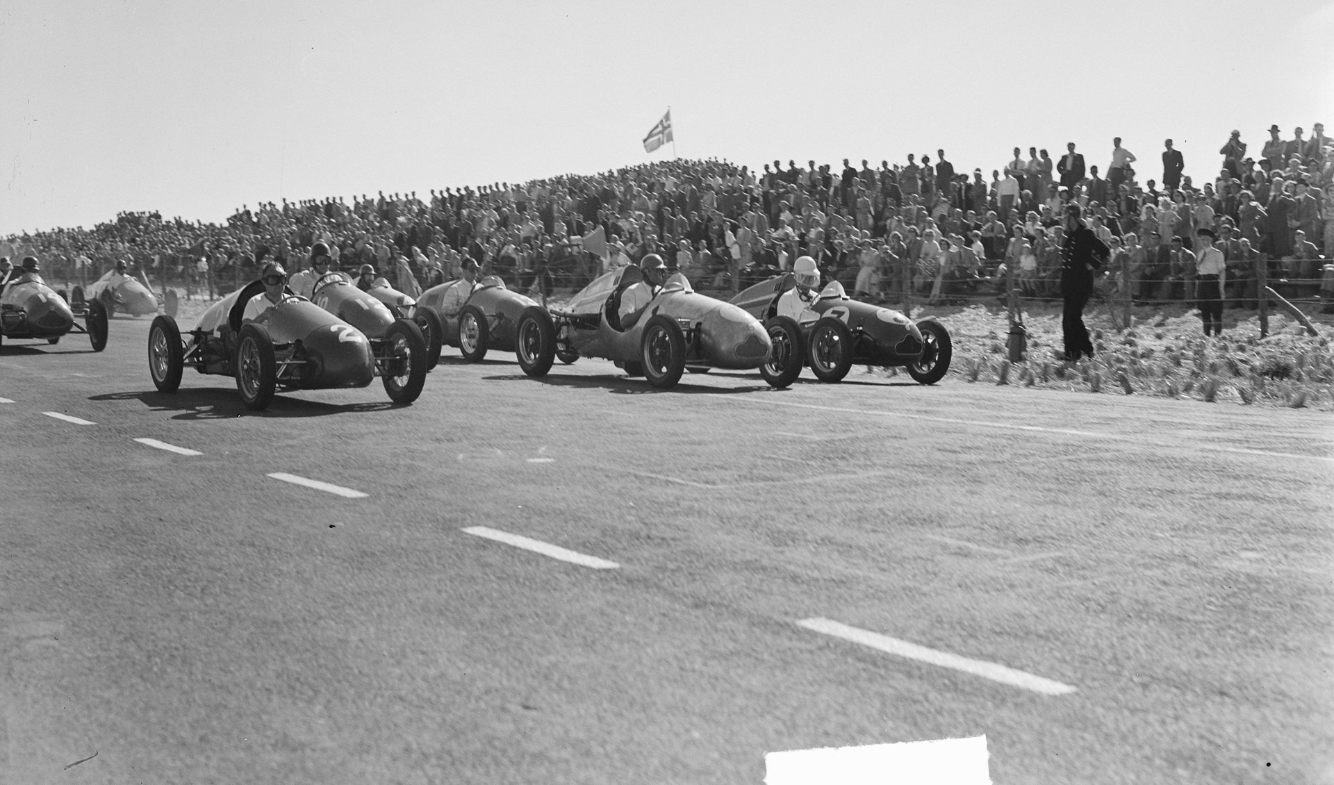 De start van de Formule 3 in 1950  