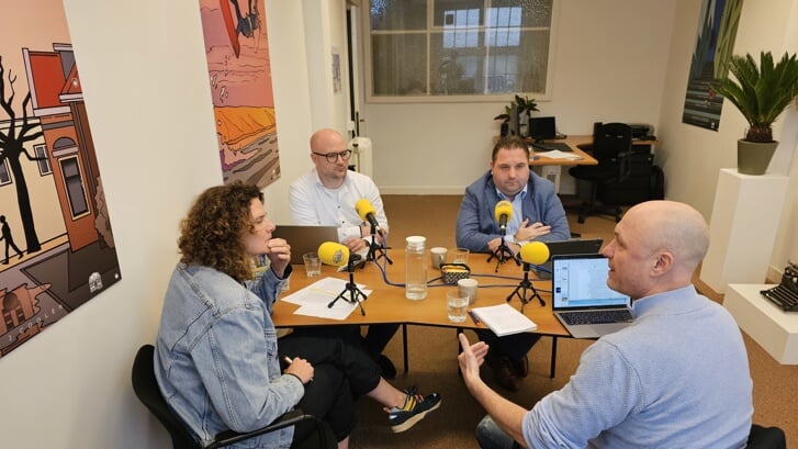 Podcast De Drie Haringen werd opgenomen in het Oude Raadhuis