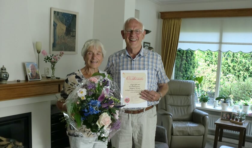 Gerrit Halfman en zijn echtgenote. Foto: Harry Vos