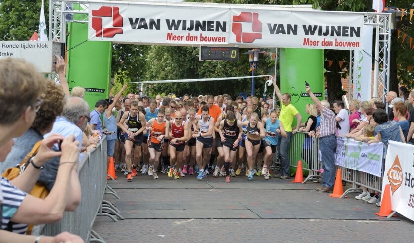 Meedoen tijdens de Eiberrun. Foto: Albert Esschendal