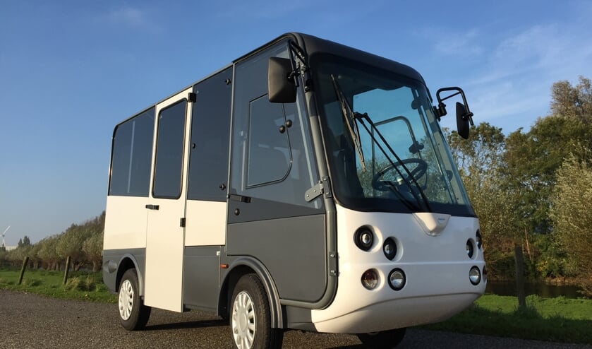 Zo ziet qua vorm het Stap-in-Stap-uit busje eruit dat per 3 oktober door Zutphen gaat rijden. Foto: Spijkstaal