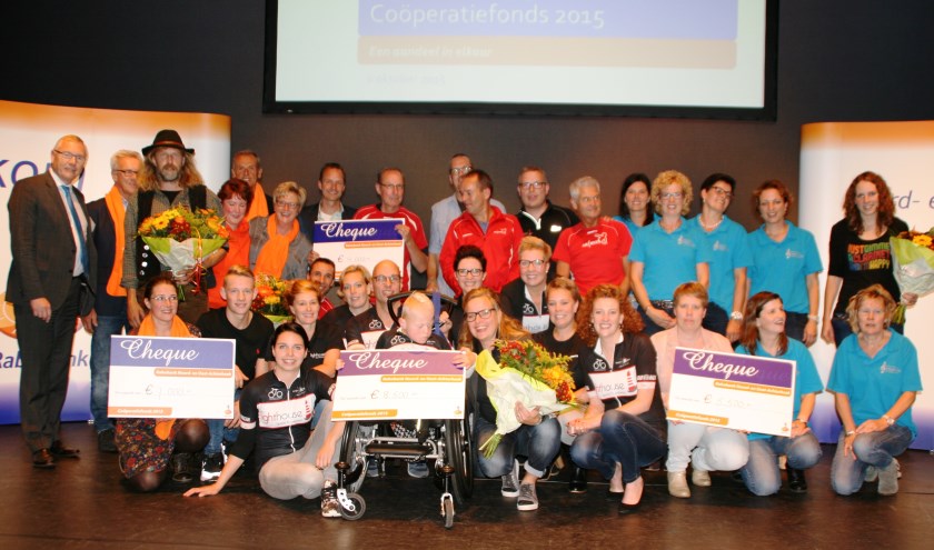 De prijswinnaars bij het Coöperatiefonds. Foto: PR