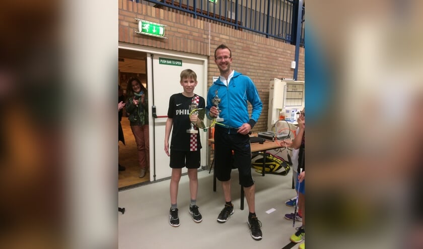Trotse winnaars van het generatieklooftoernooi: Tom Besselink en Jeroen Geurts. Foto: PR