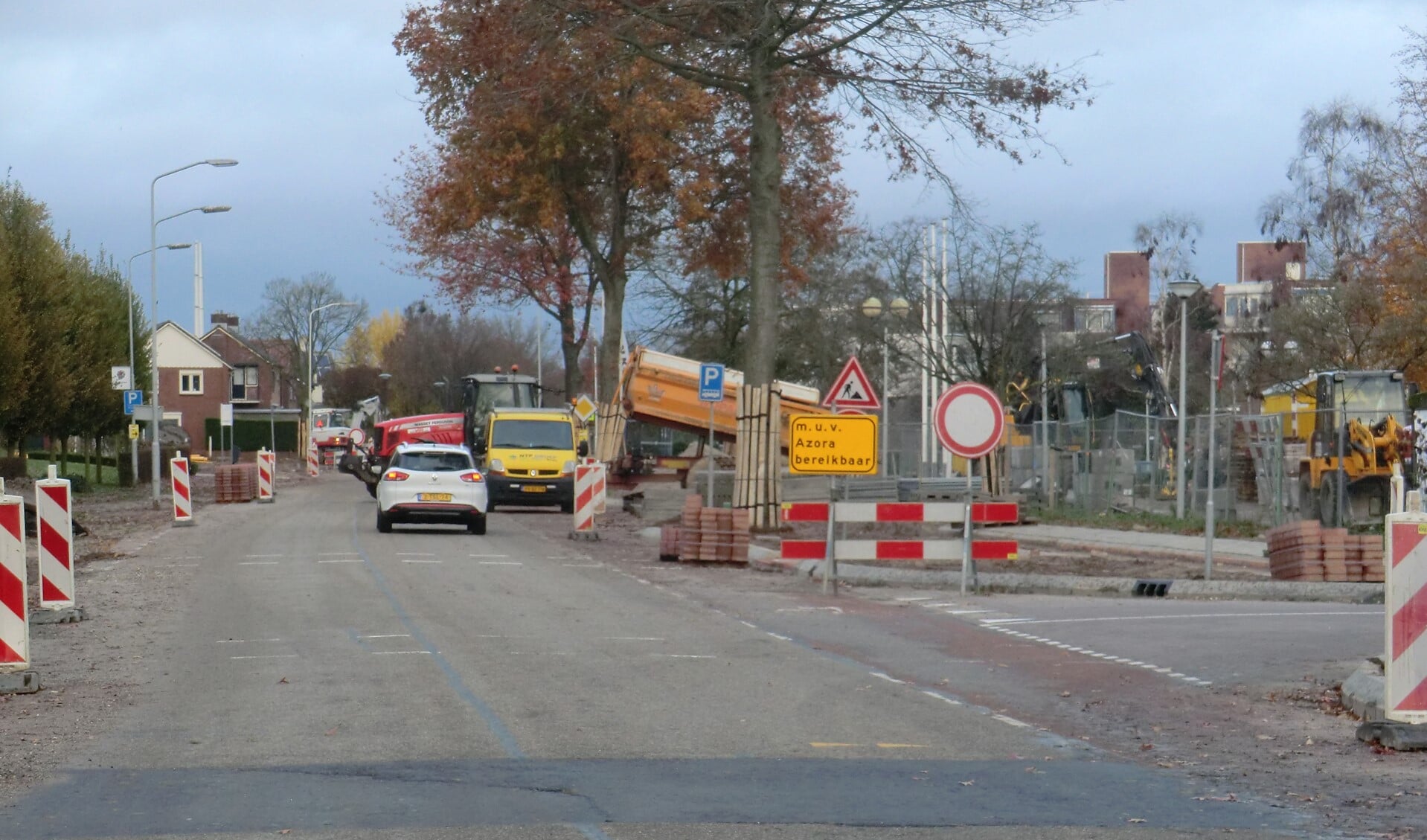 Als het meezit dan is de overlast eind deze maand voorbij. Foto: Walter Hobelman