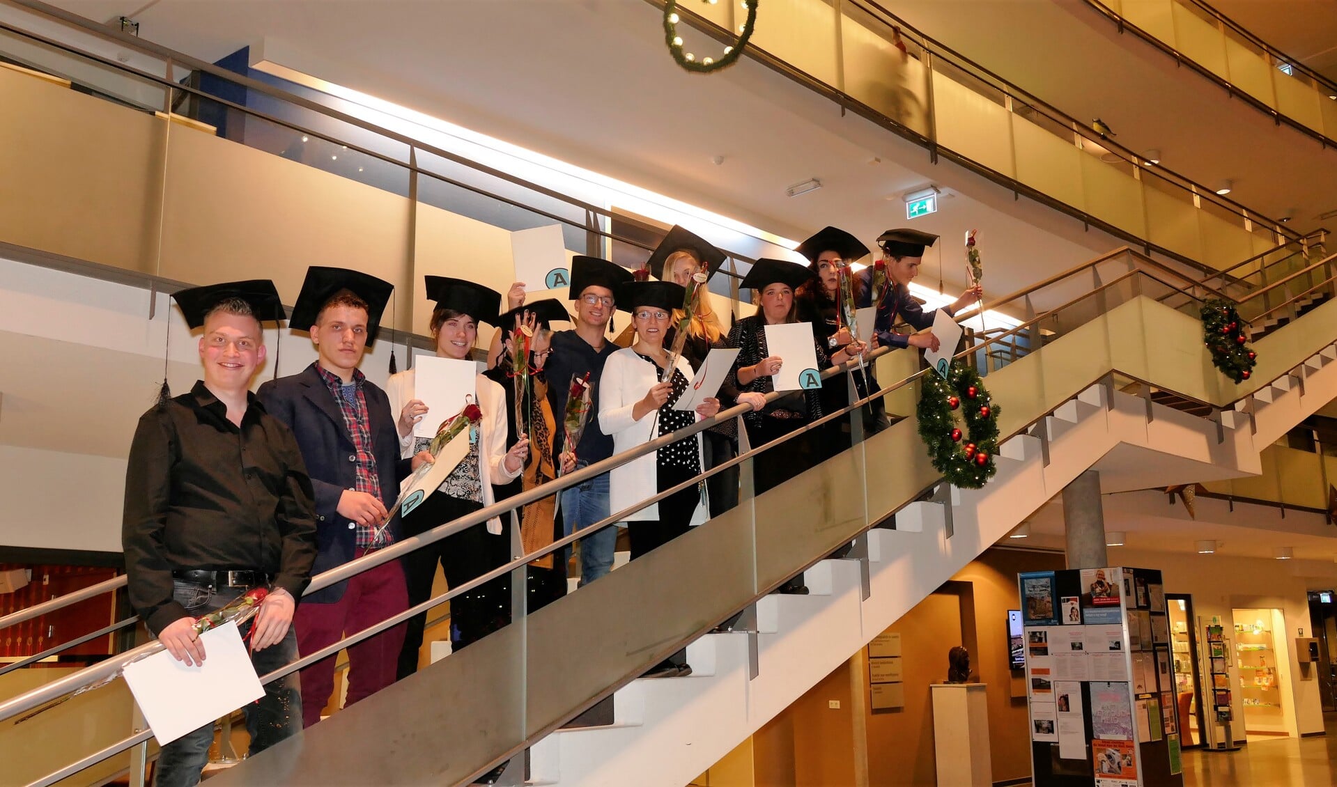 Op 19 december ontvingen de leerlingen hun verdiende diploma. Foto: PR
