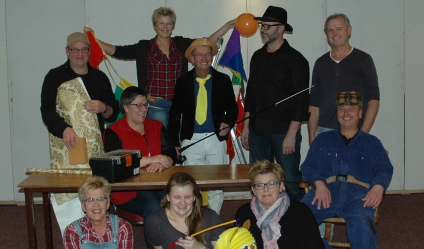 Toneelgroep Be-Kiek-Ut is weer volop aan het repeteren. Foto: PR