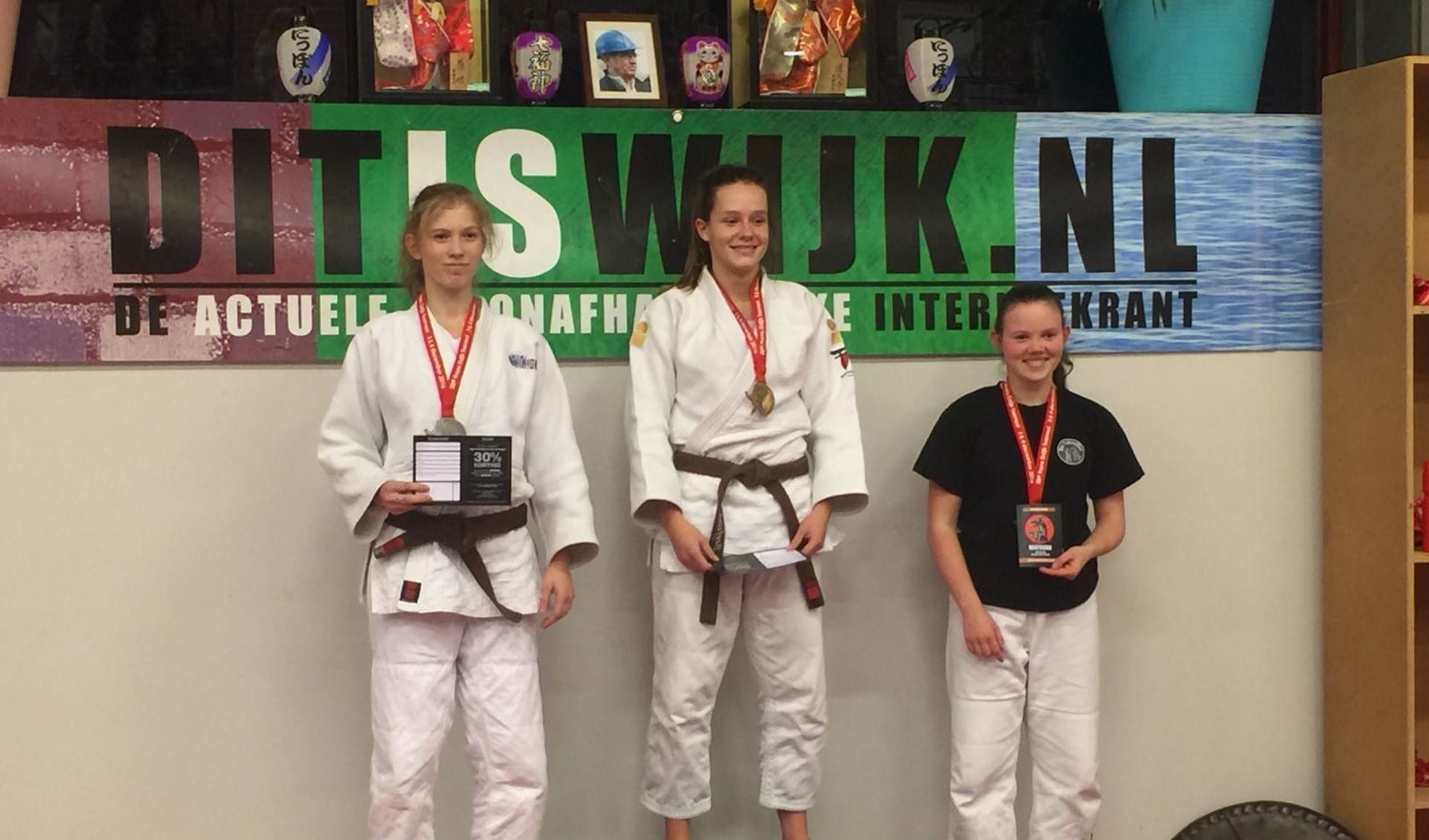 Gouden medaille voor judoka Ilsa Beeftink. Foto: PR
