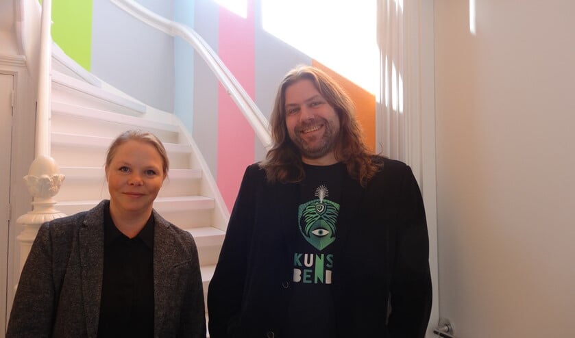 Jette Janssen en Johan Godschalk in Villa Mondriaan, dat onderdeel van het bijzondere vijftigste project van de IDeefabriek