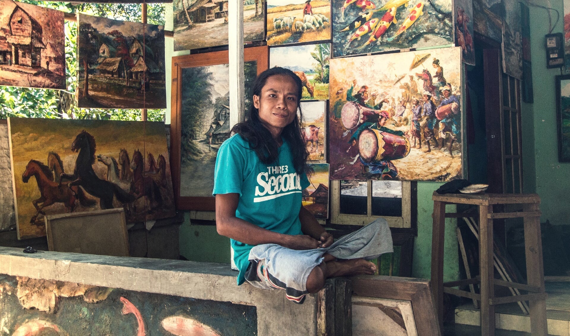 Nurlan is geholpen door Handi-Capable, een initiatief van Nick in Lombok. Foto: Nick Rensink