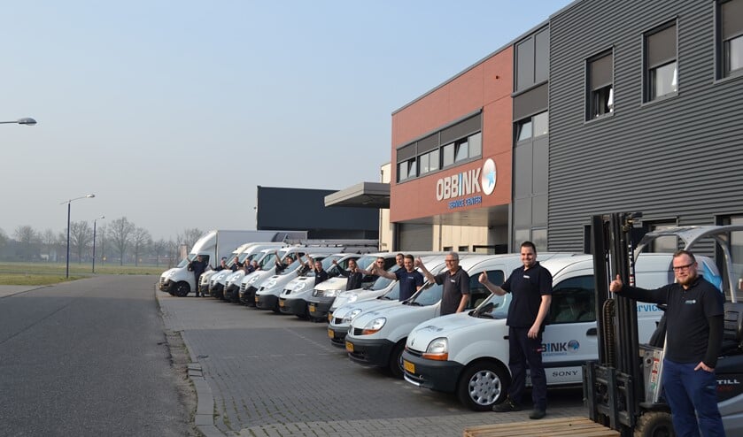 Het servicecenter van Obbink in Lichtenvoorde. Foto: PR
