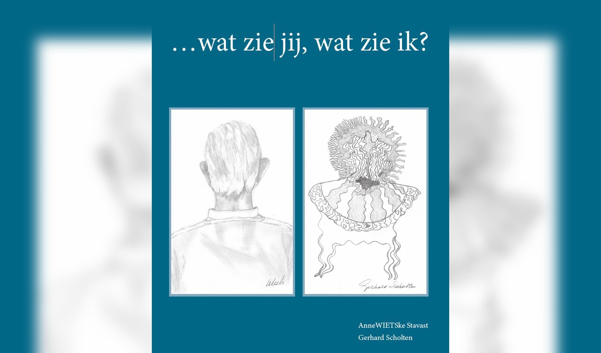 Aan de hand van een boek met tekeningen het verloop van Alzheimer zichtbaar maken. Foto: PR
