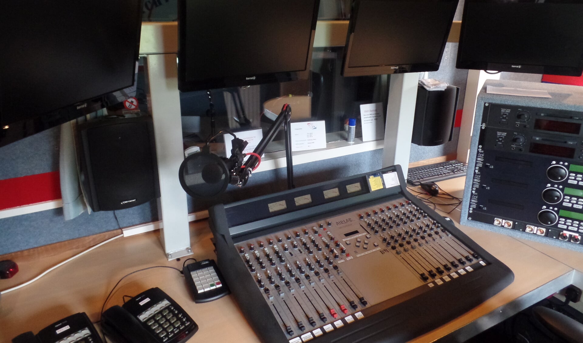 De studio van Streekradio Achterhoek FM. Archieffoto: Jan Hendriksen