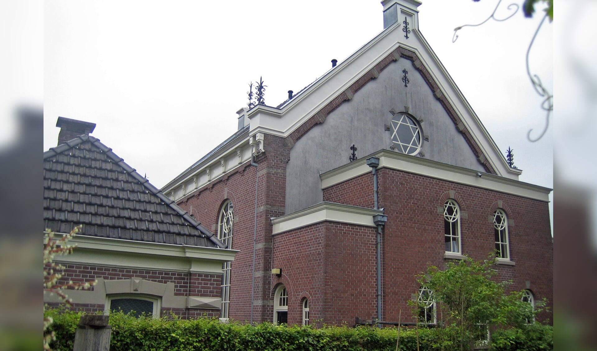 De synagoge van Winterswijk, met het mikwe. Foto: PR