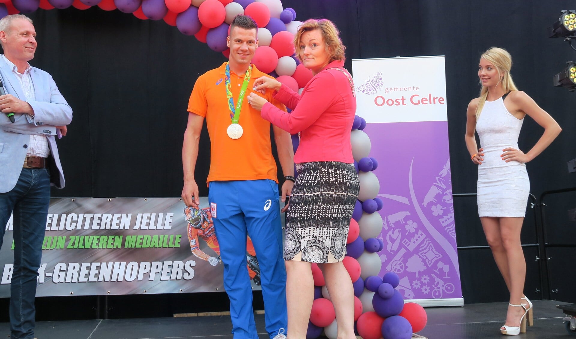 Jelle van Gorkom werd gemeentelijk onderscheiden. Foto: Theo Huijskes
