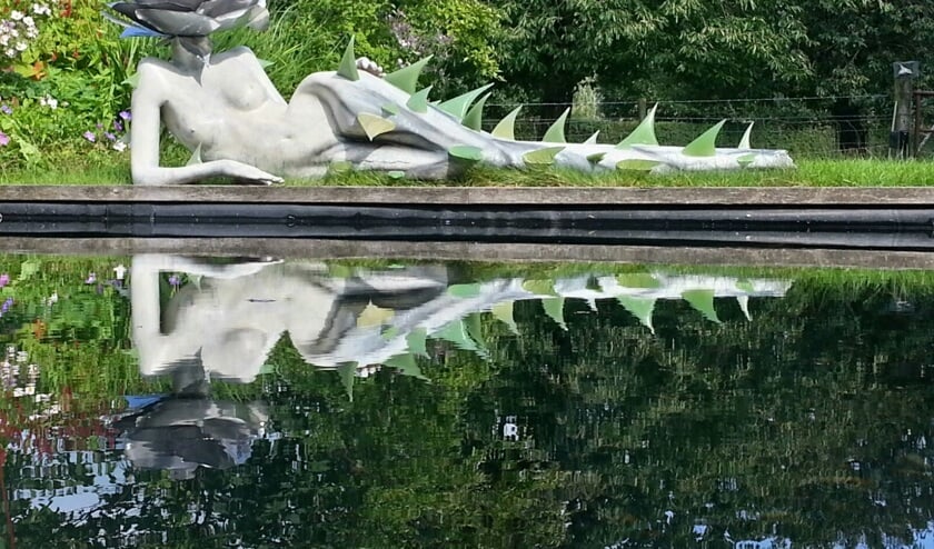 Een van de kunstwerken die tijdens het Open Tuin- en Natuurweekend zijn te bewonderen. Foto: PR