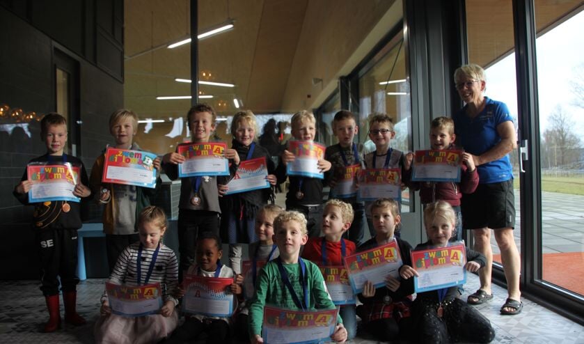 Alle kinderen zijn geslaagd. Foto: PR