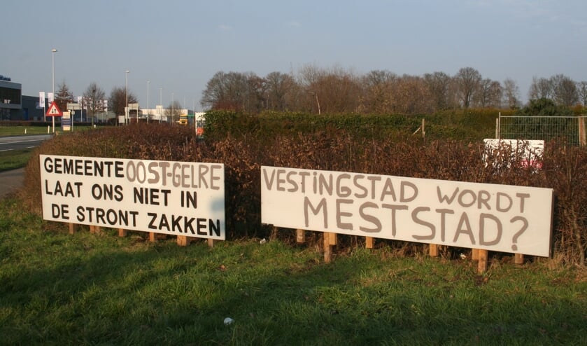 De plannen voor de megamestvergister zorgen al vanaf
het begin voor onrust bij omwonenden. Foto: Kyra Broshuis/archief Achterhoek Nieuws