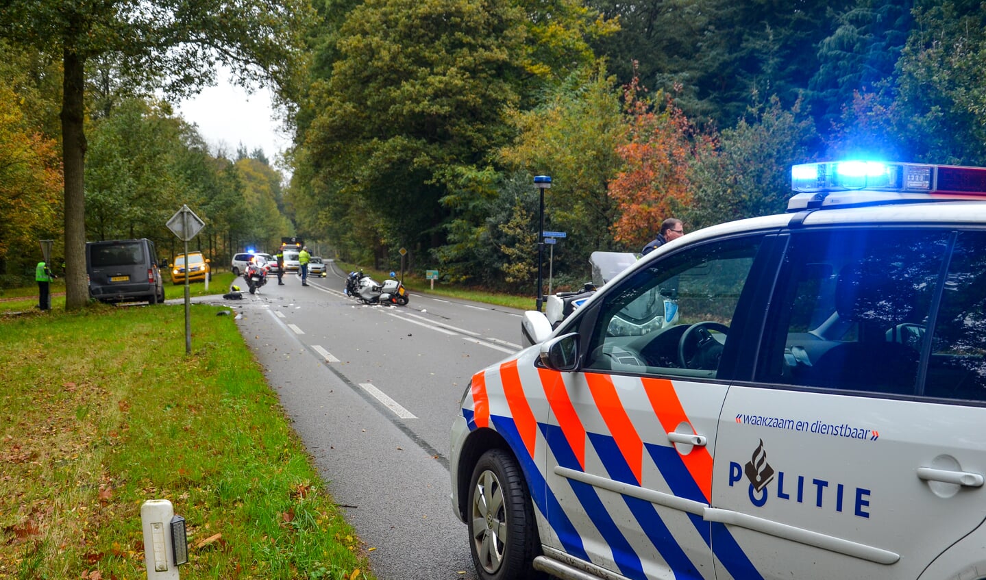 Ongeval op de Ruurloseweg in Vorden. Foto: GinoPress