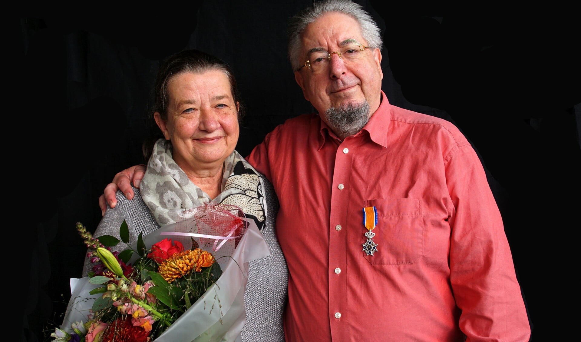Piet van der Sanden met zijn echtgenote Heleen. Foto: PR