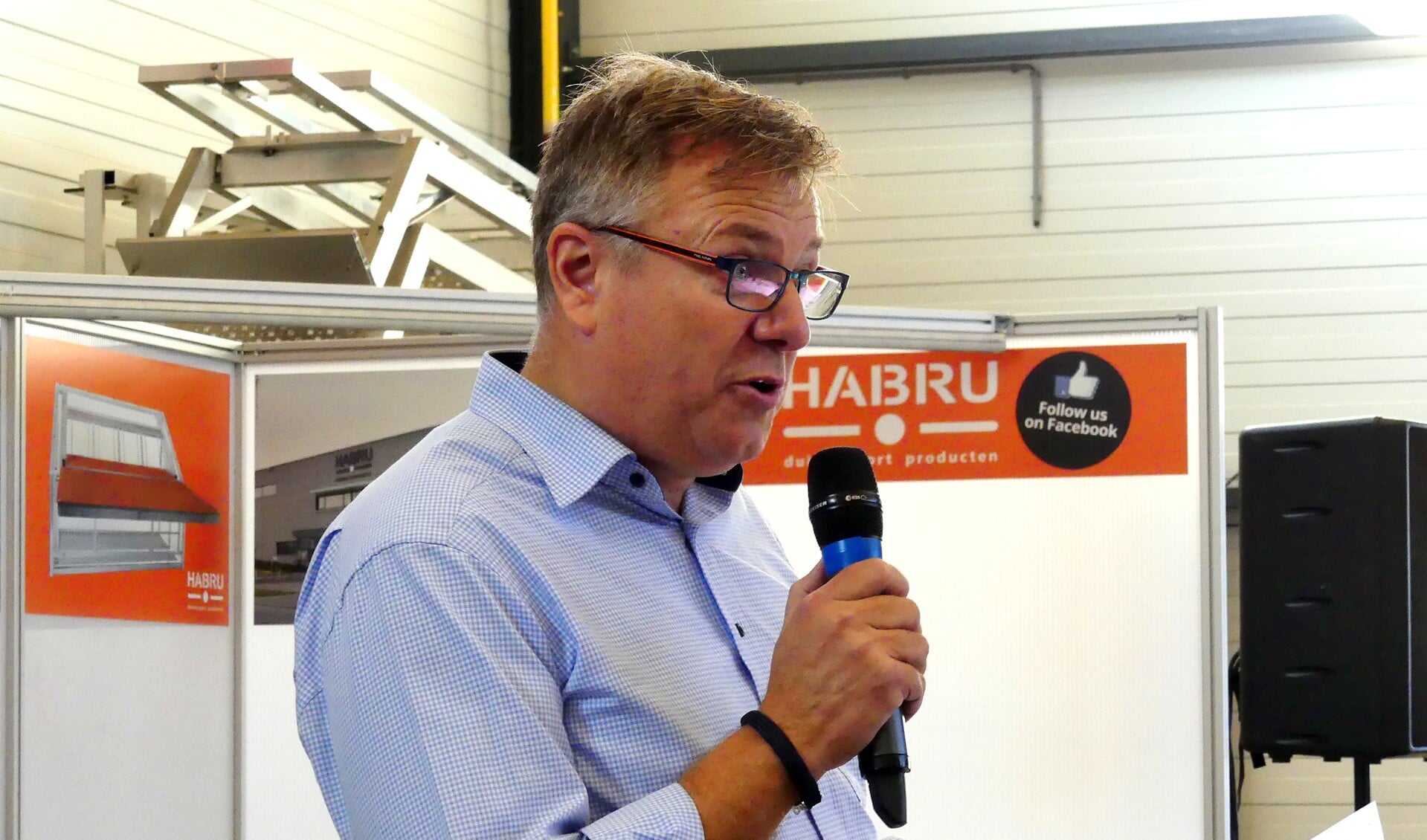 Hans Bruns, organisator van de Habru Duivendag. Foto: Jan Kraaijenbrink