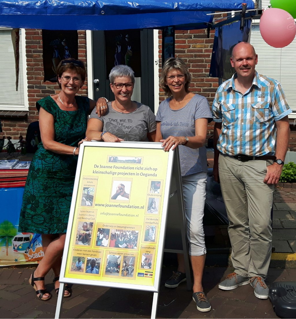 Samen aan de slag voor de Joanne Foundation. Foto: PR