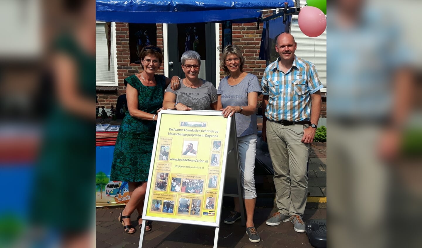 Samen aan de slag voor de Joanne Foundation. Foto: PR