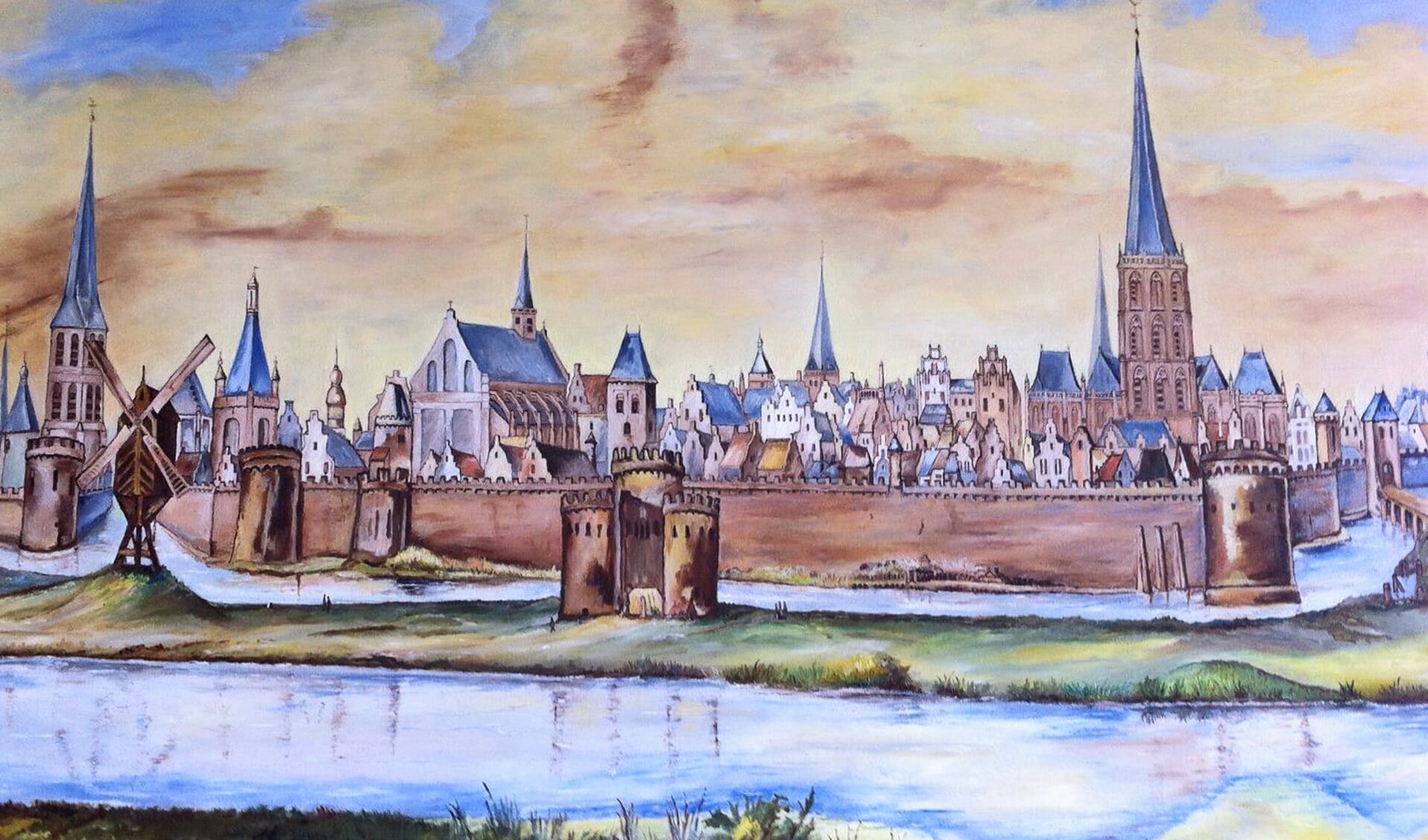Johan Heimgartner haalt zijn inspiratie uit historisch Zutphen. Foto: PR