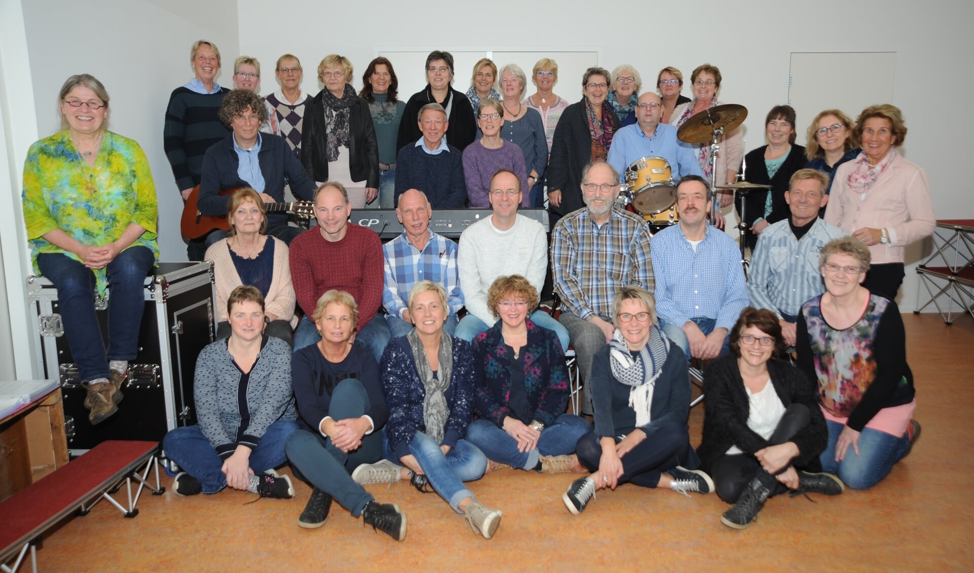 Onder leiding van dirigent Yvon Taken en muzikale ondersteuning van het combo zal er een sfeervol concert gegeven worden door Markant. Foto: PR. 