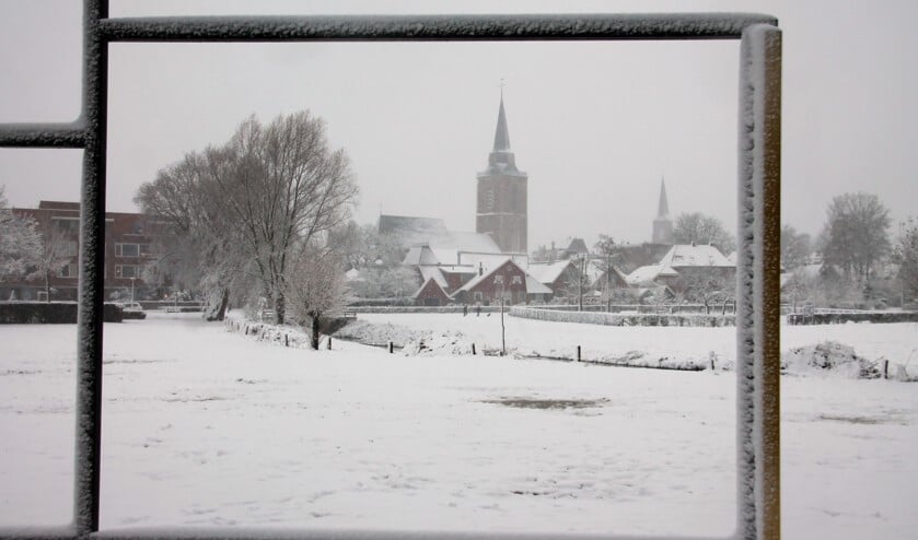 Het Mondriaan - gezicht op Winterswijk was vorige week opeens minder kleurrijk, maar nog wel prachtig. Nu dus beschermd dorpsgezicht. Foto: Ad ter Welle