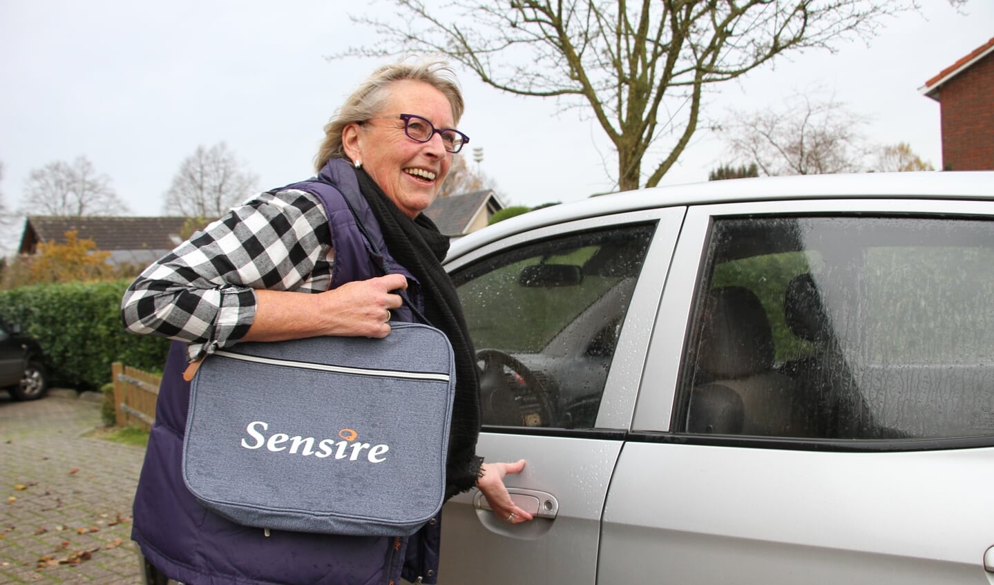 Diny Bulten werkte bijna 45 jaar in de zorg, waarvan 25 jaar bij Sensire. Foto: Liesbeth Spaansen