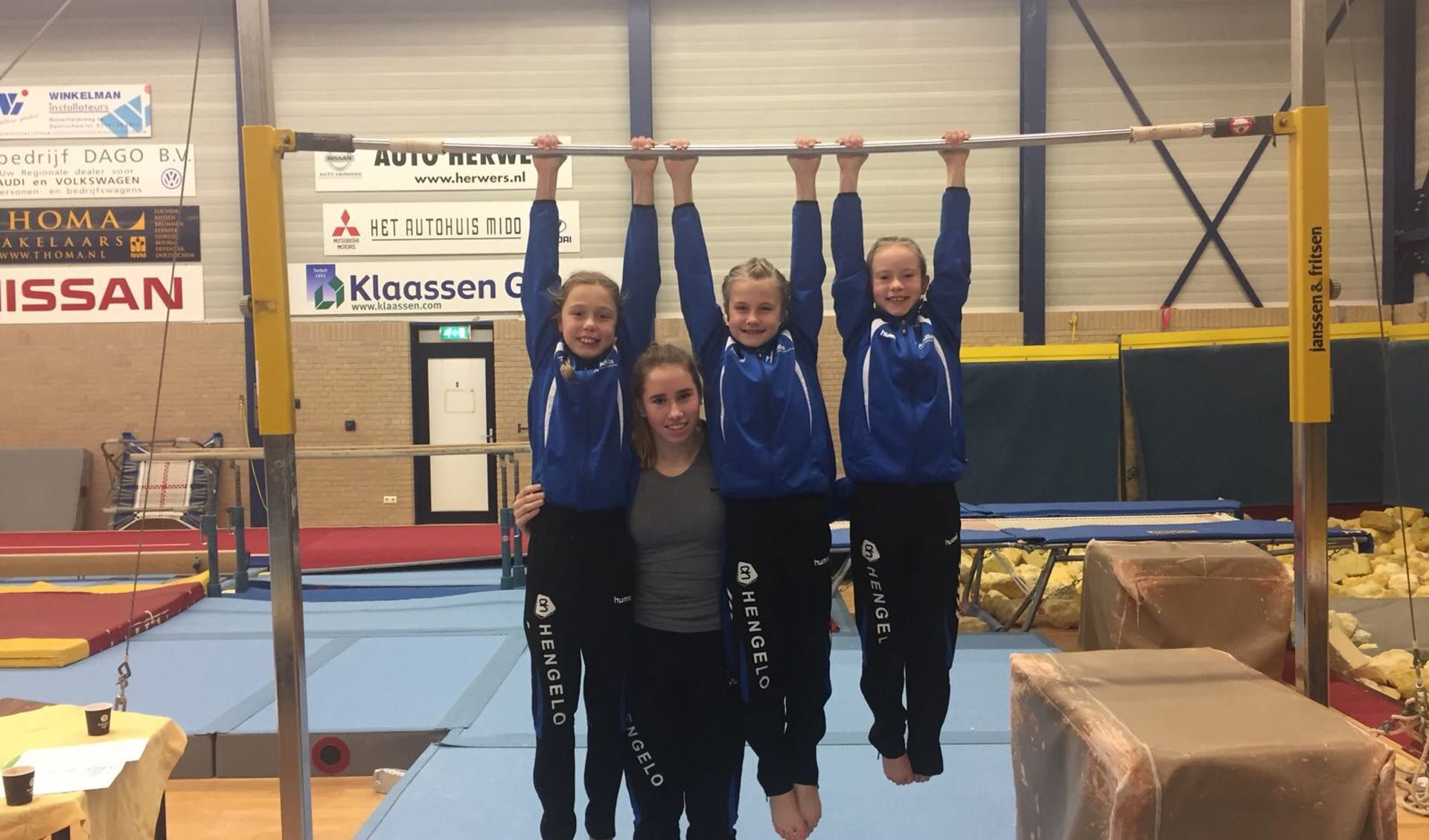 Een aantal meisjes van Gymnastiekvereniging Achilles. Foto: PR