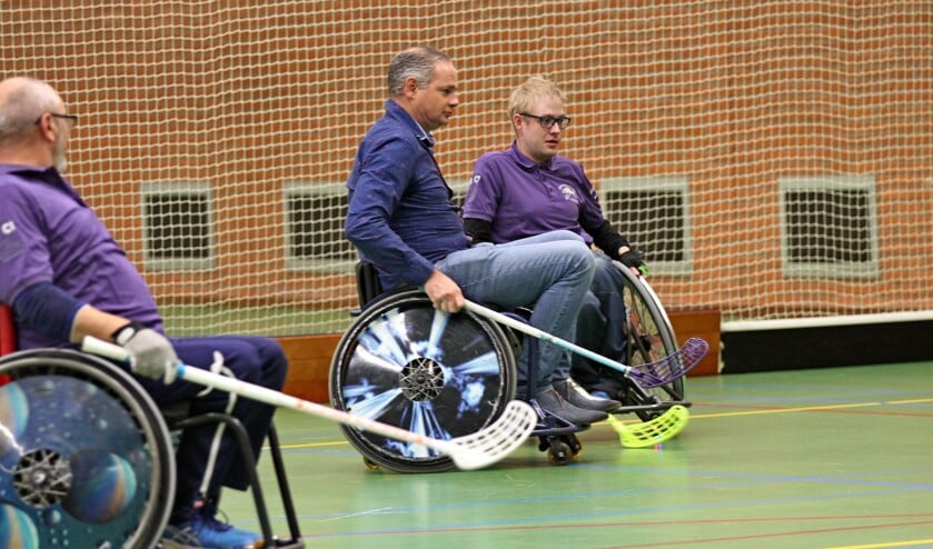 Harold Achterkamp en Sander Bulten tijdens de training. Foto: Liesbeth Spaansen