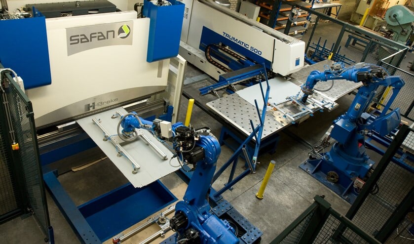 Samenwerkende robots in één cel. Foto: PR