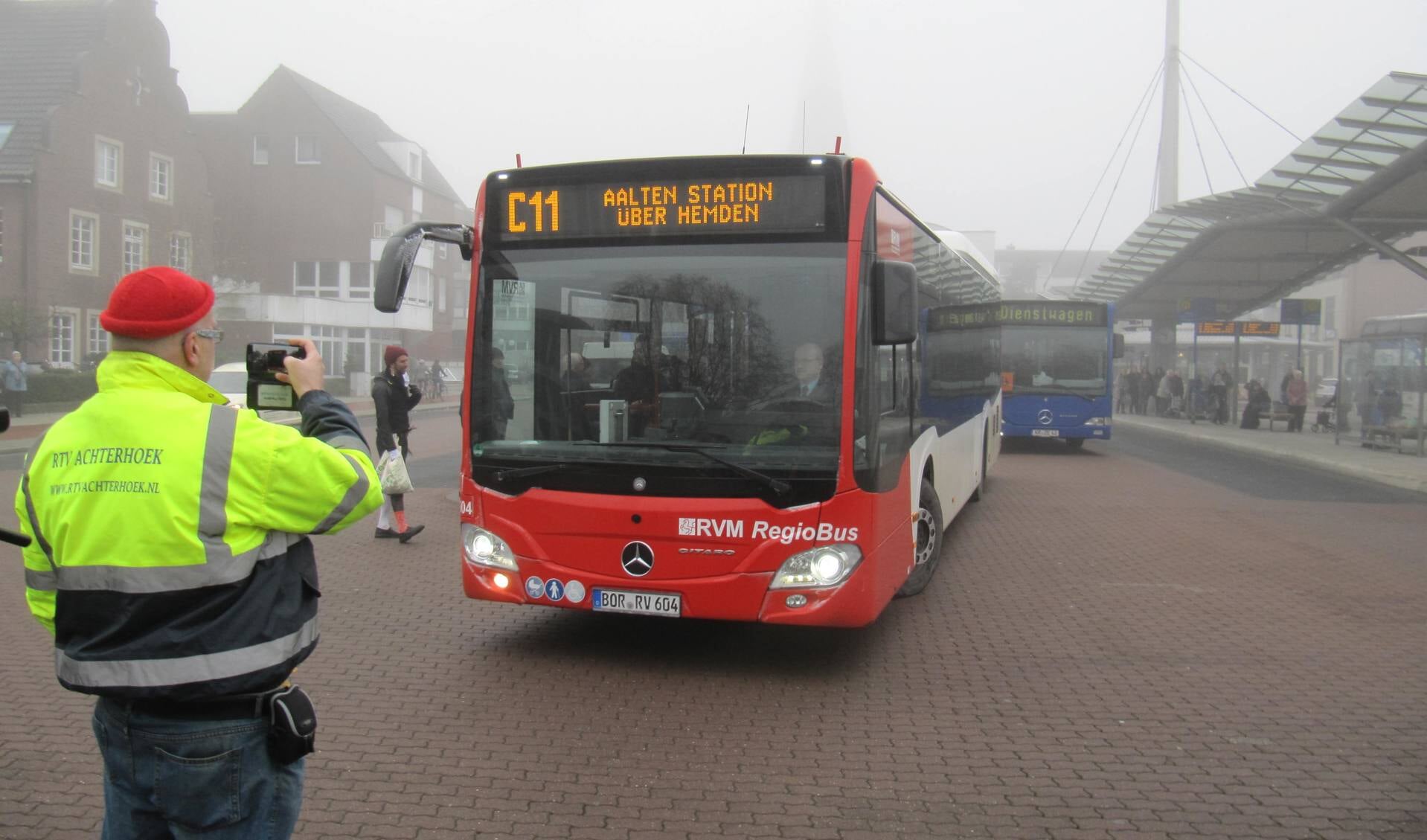 Met de bus van Winterswijk naar Bocholt. Foto: Berd Westerveld