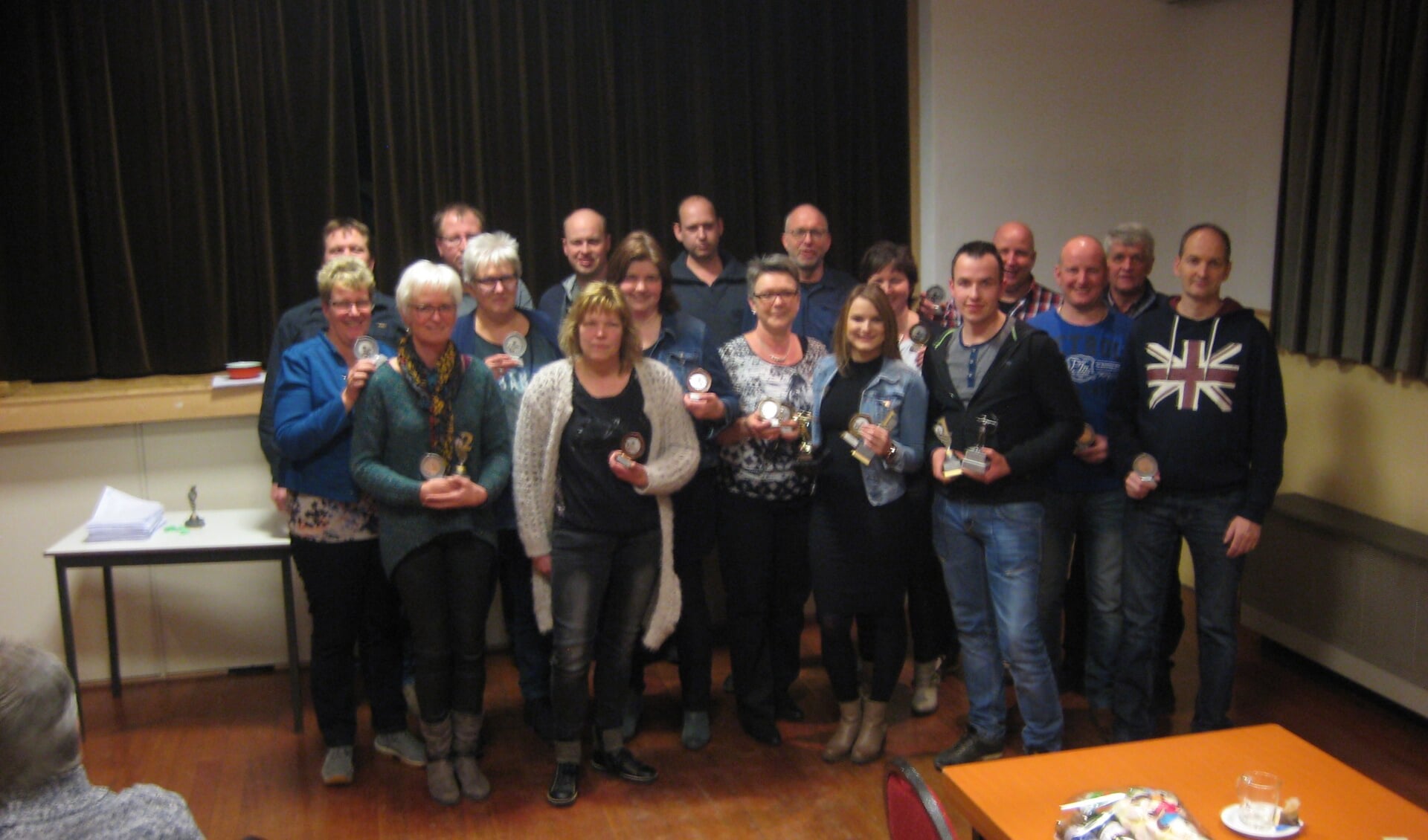 De winnaars van het handboogschietioernooi Veldhoek 2017. Foto: PR. 