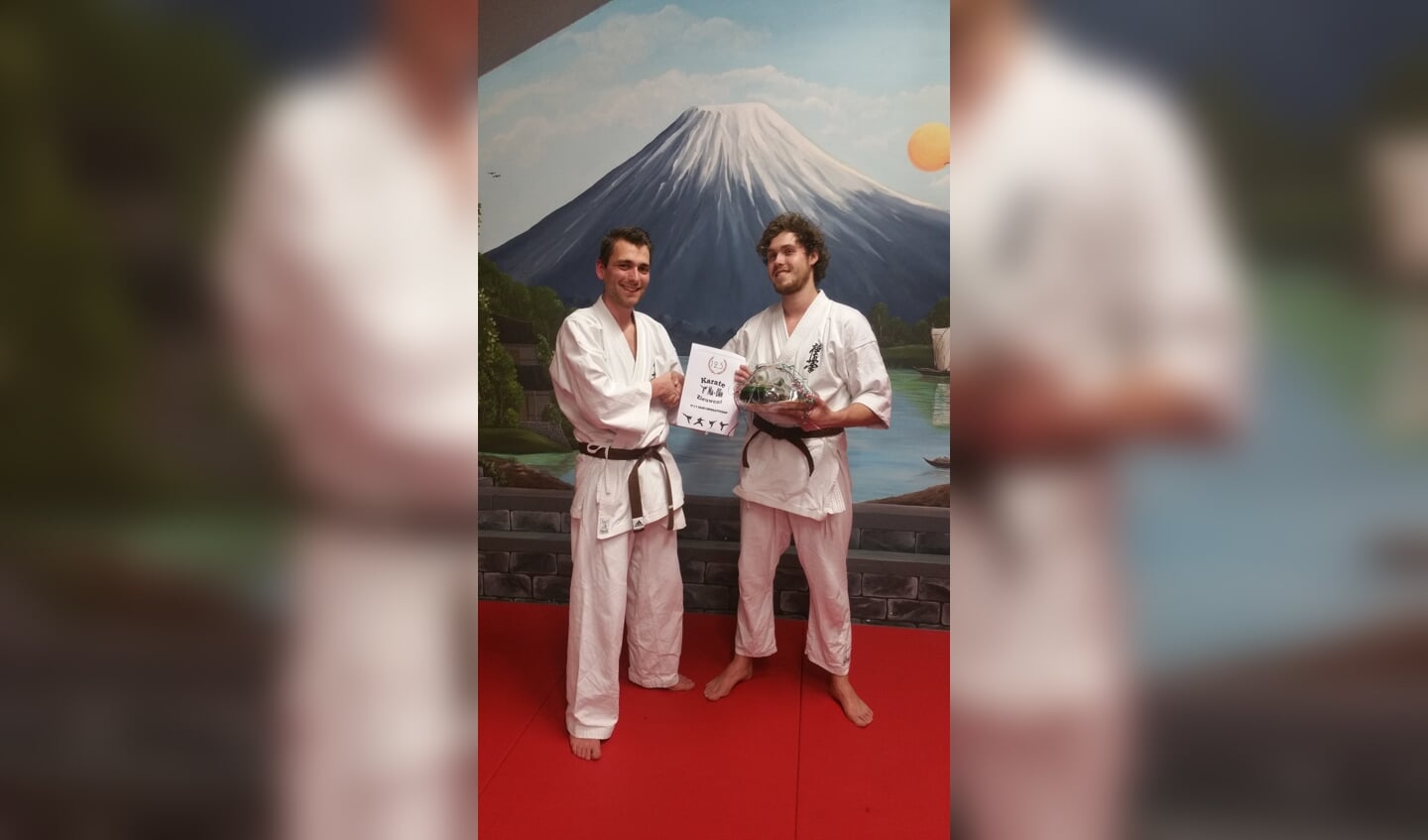 Bas Roemaat is 12,5 jaar lid van karatevereniging Mu Chin Zieuwent. Foto: PR