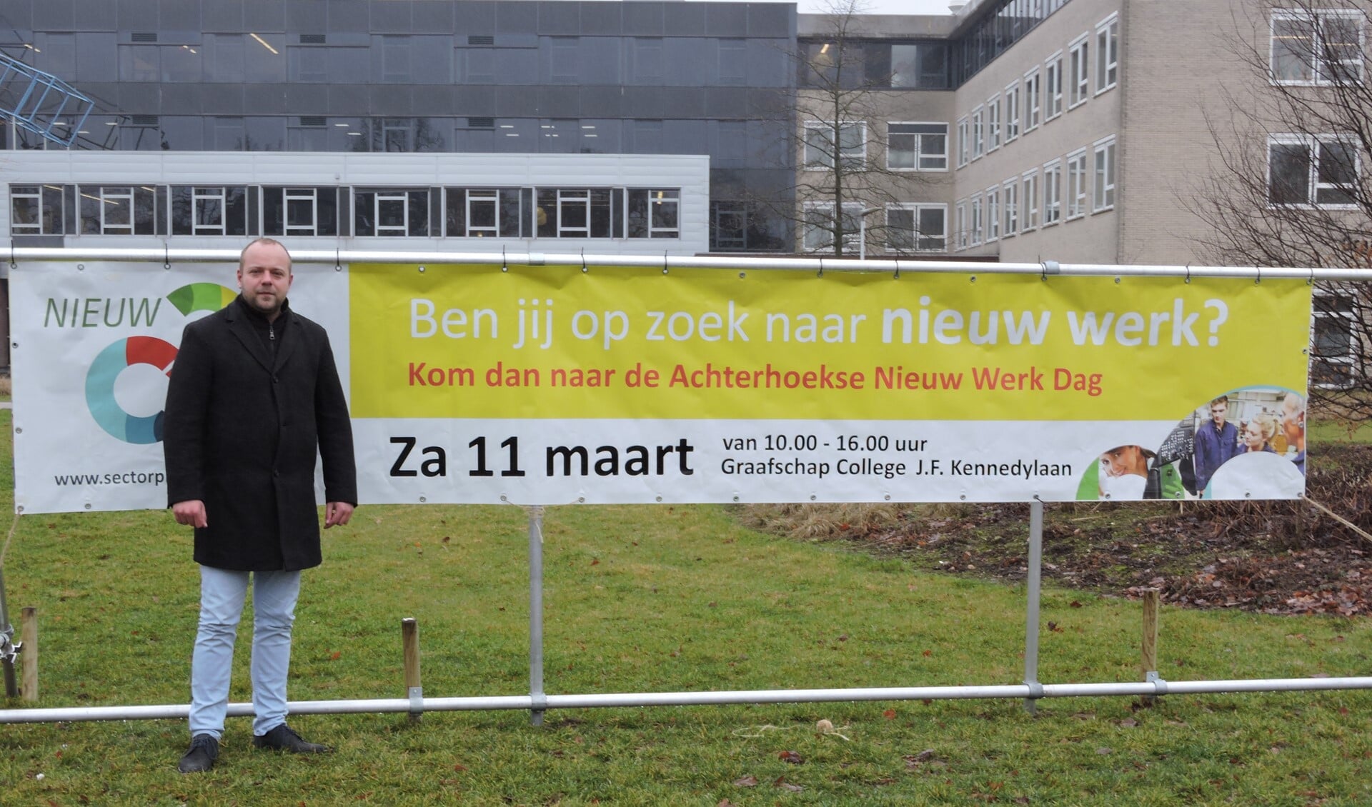 Roel Hummelink 'trekt de kar' voor de derde NieuwWerkDag. Foto: Joost van de Nadort
