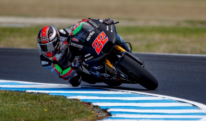 Torleif Hartelman geniet van Sam Lowes stijl. Foto: Team Gresini