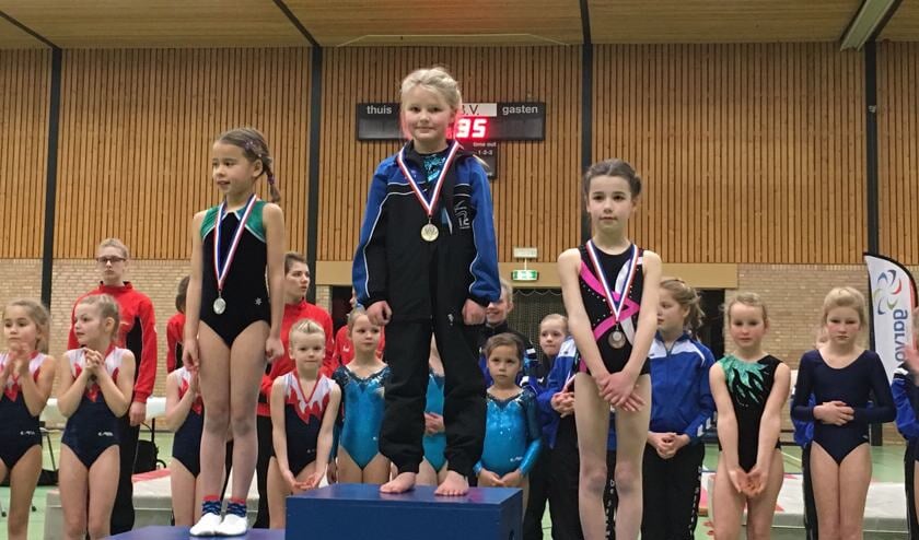 Eline Veenink behaalde een gouden medaille. Foto: PR