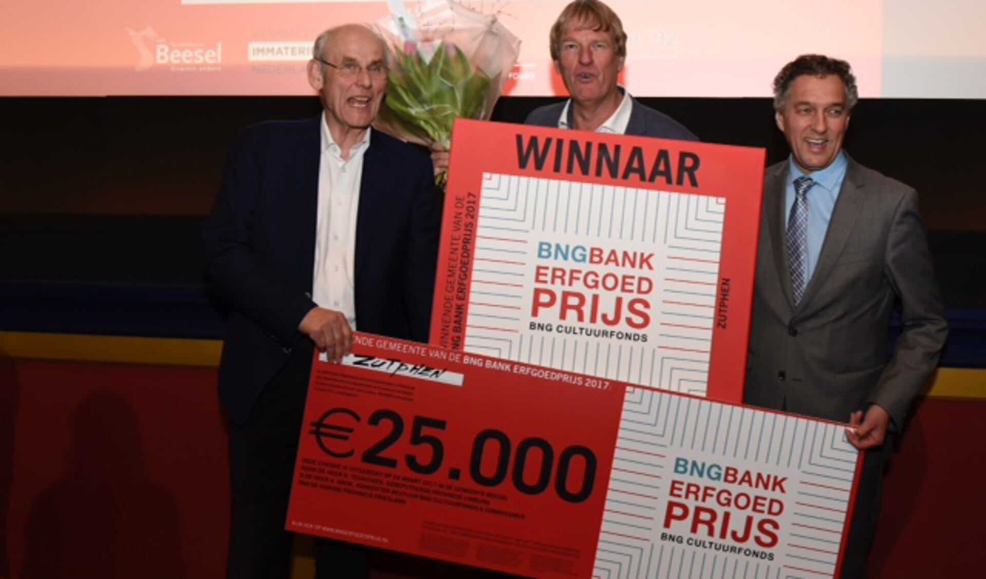 De gemeente ontving, behalve complimenten en lof van de jury, een oorkonde en geldprijs van 25.000 euro. Foto's: Bianca Verbeek 