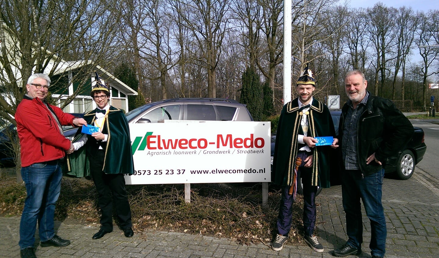  De derde en vierde prijs, mede mogelijk gemaakt door Elweco- Medo zijn gewonnen door LMB Vorden en de heer Leferink. Foto: PR
