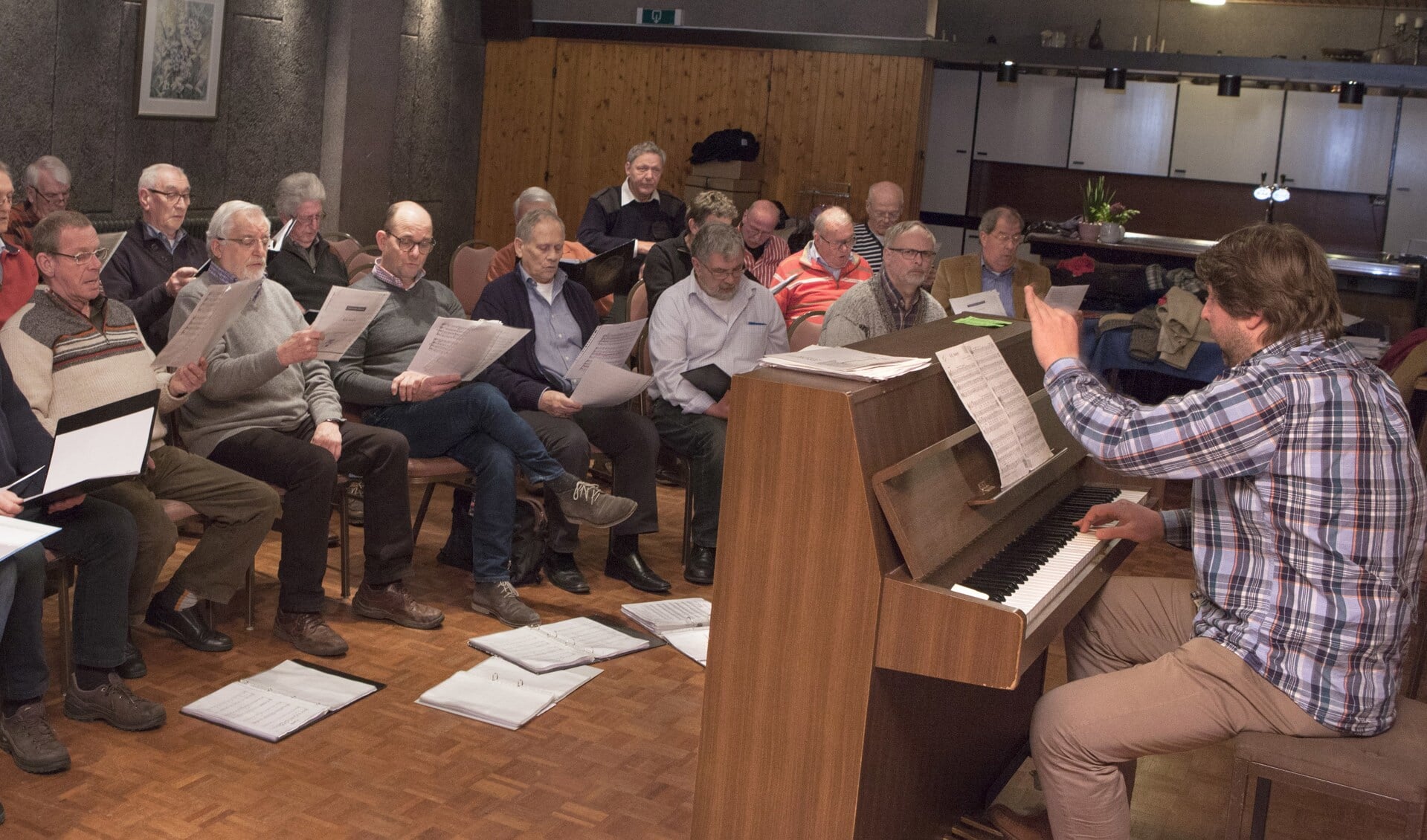 Belangstellenden kunnen ene kijkje komen nemen tijdens de open repetitie. Foto: PR