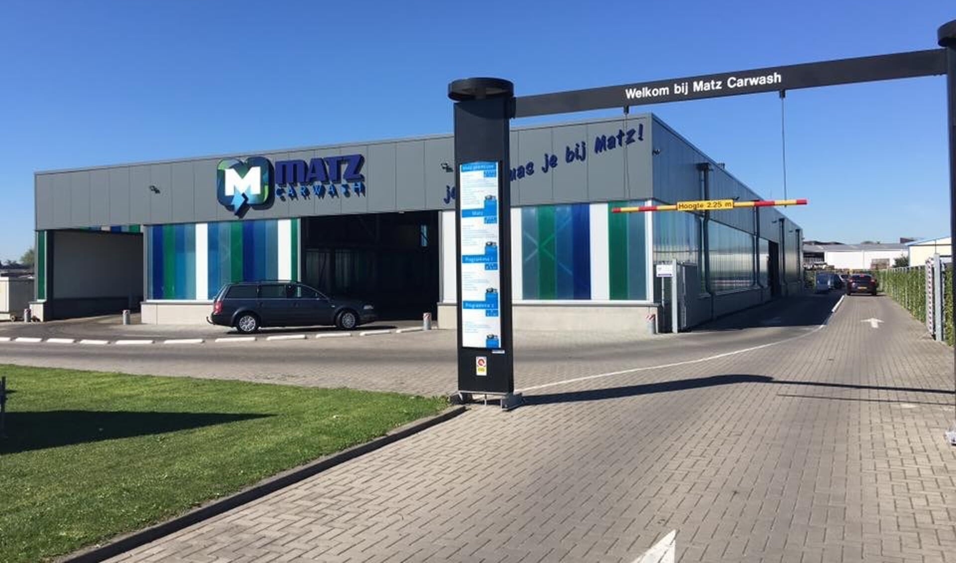 De in 2012 geopende vestiging van Matz autowasstraat in Deventer. Foto: PR