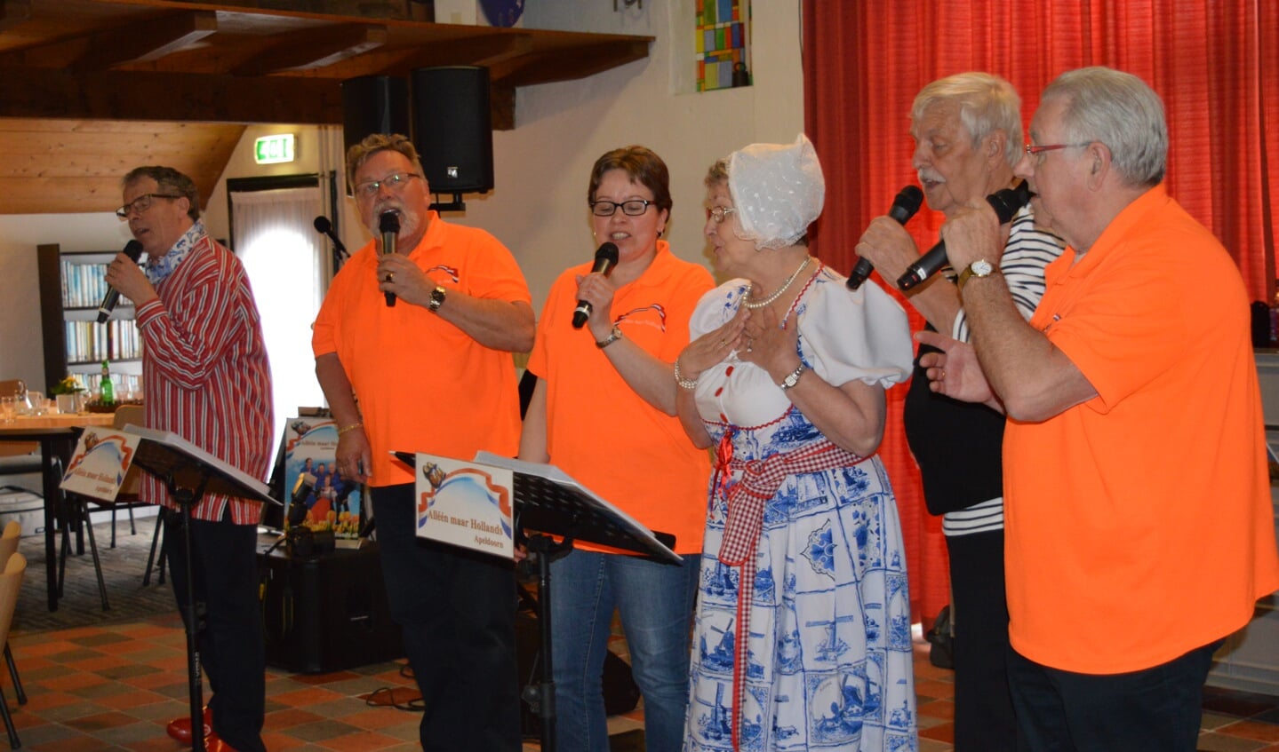 Optreden van Zanggroep Alleen maar Hollands in Het Anker. Foto: PR