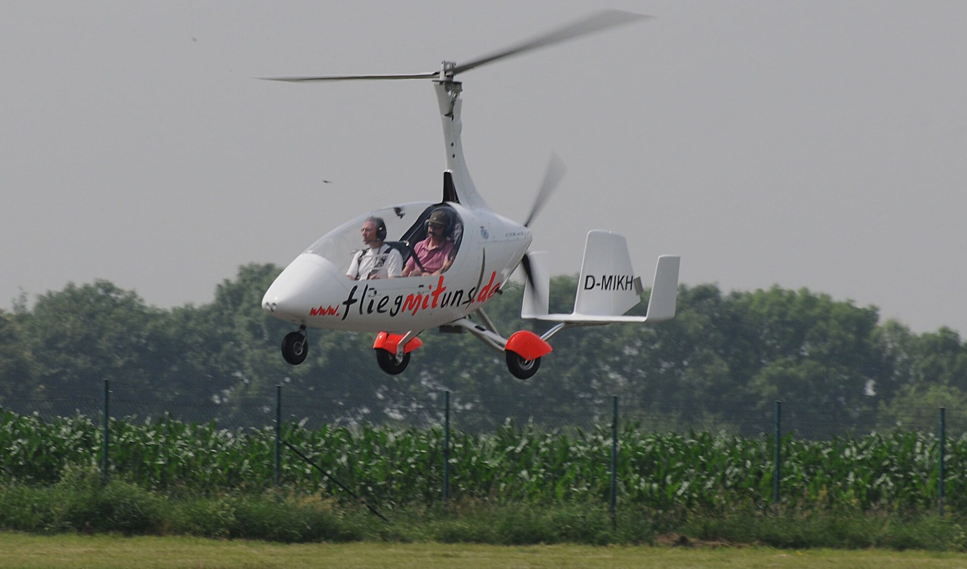Een gyrocopter, zoals die ongetwijfeld tijdens de Fly In op Wenningfeld te zien zal zijn. Foto: PR